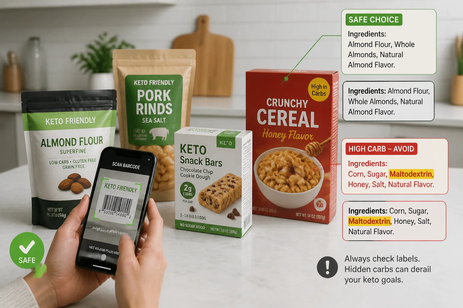 Hidden Carbs: How Common Keto ‘Safe’ Foods Could Be Sabotaging Your Macros