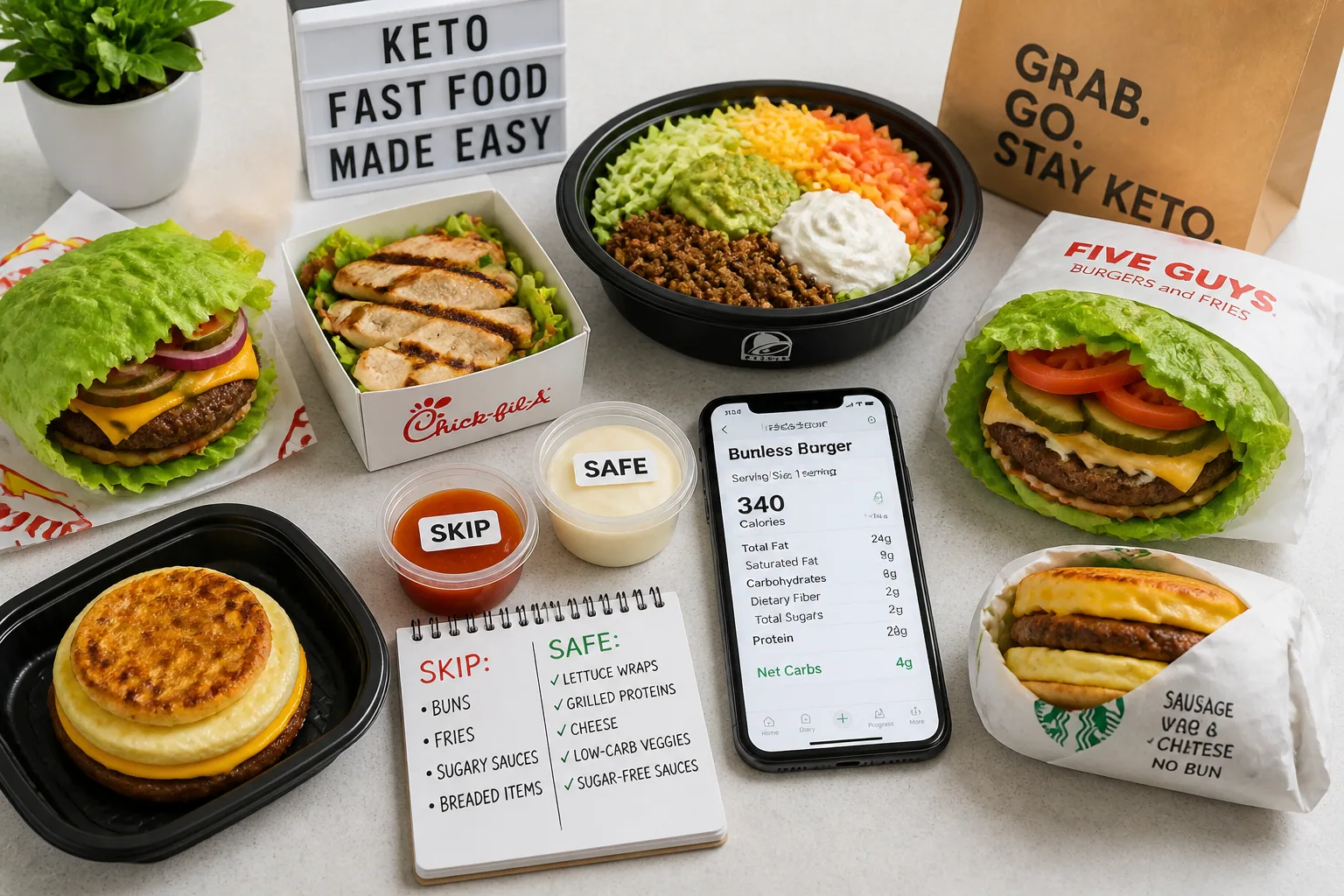 Keto-Friendly Fast Food Across Chains: Smart Ordering Hacks to Stay in Ketosis