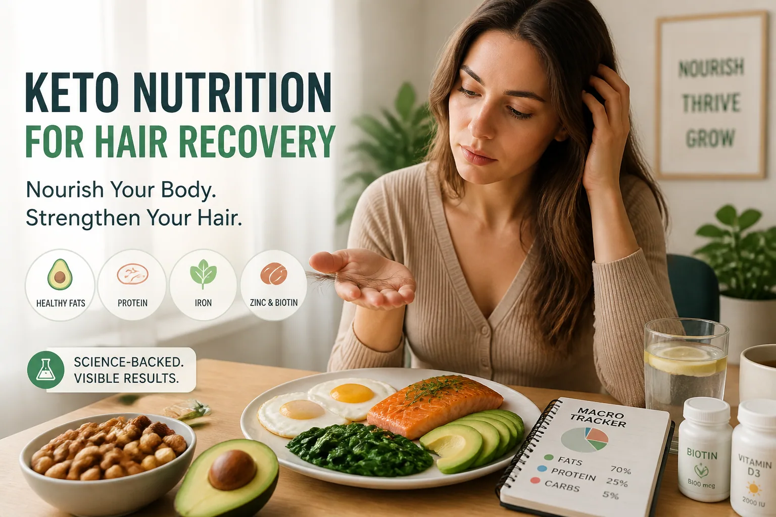 Keto Hair Health: How Your Macros, Micros, and Meal Timing Can Save Your Strands