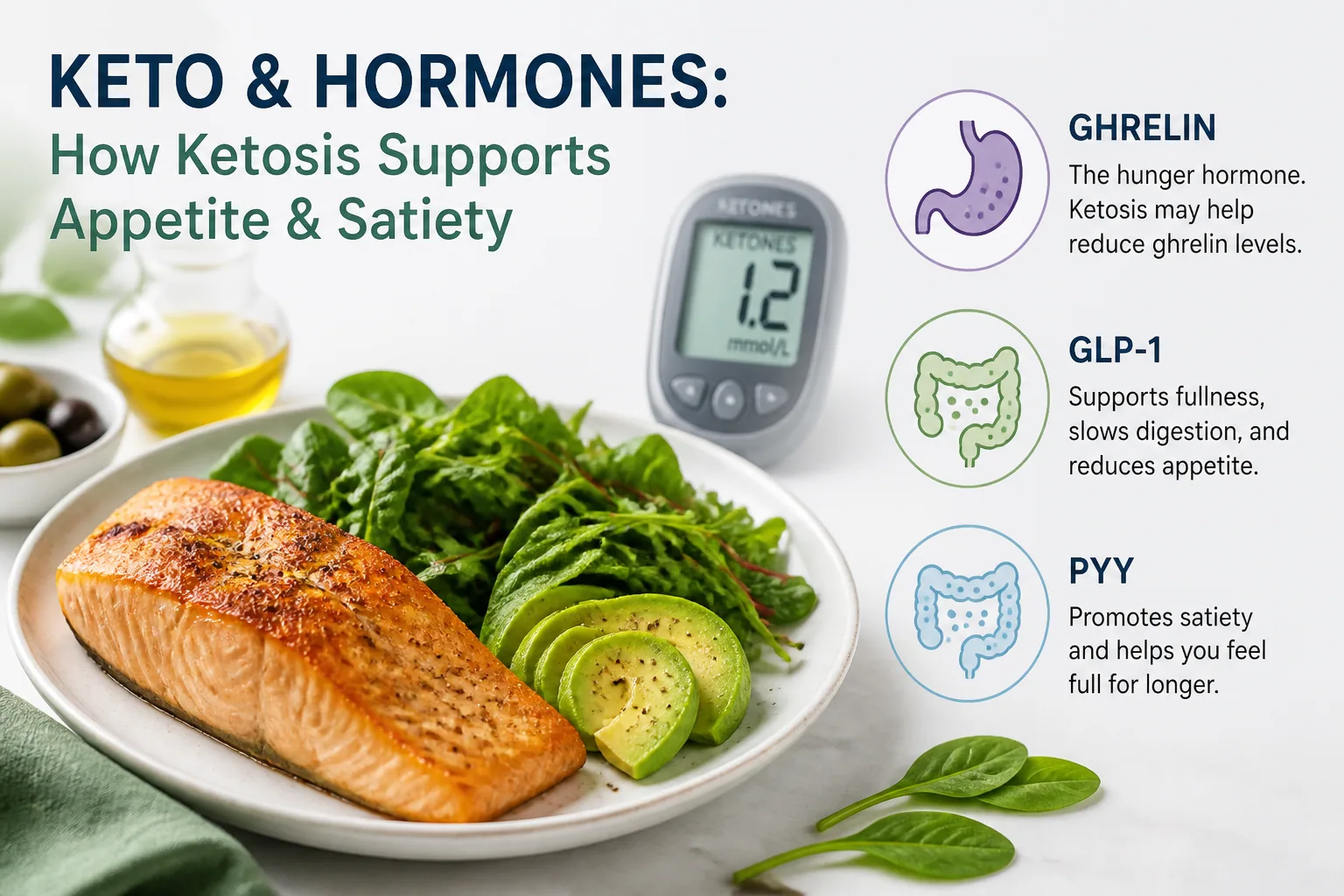Keto Satiety & Appetite Hormones: How Ketosis Rewires Hunger Signals