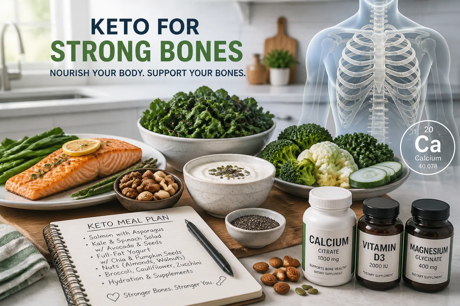 Long-Term Keto: How to Sustain a Healthy Ketogenic Lifestyle Without Compromising Bone and Overall Health