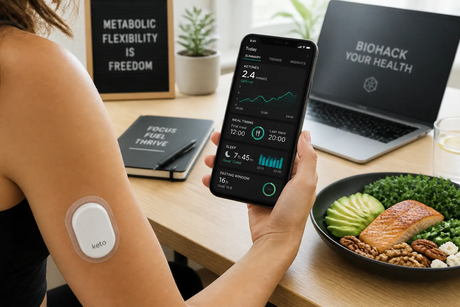 Wearable Ketone Monitoring & Meal Timing: Real-Time Insights for a Smarter Keto Lifestyle